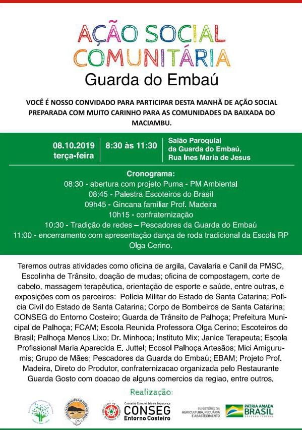 Ação Social Comunitária Guarda do Embaú